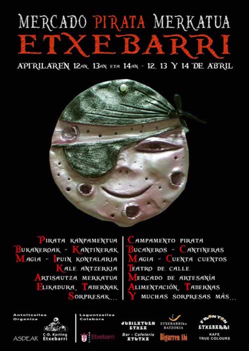 3 , 4 y 5 de abril 2020 : Mercado pirata en Etxebarri, Vizcaya