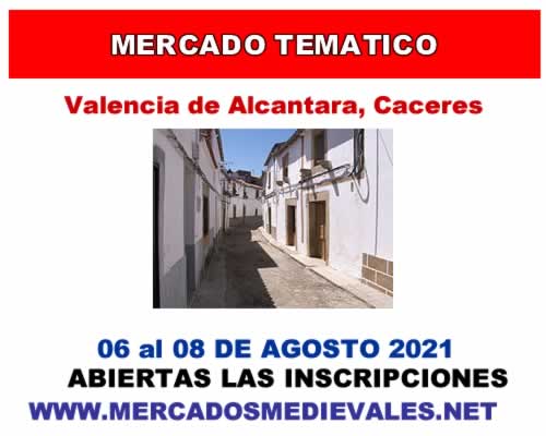 mercado tematico Valencia de Alcantara