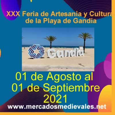 XXX Feria de Artesania y Cultura de la Playa de Gandia
