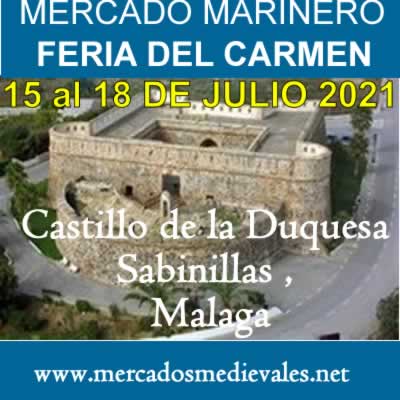 Mercado marinero en el Castillo de la Duquesa, Sabinillas, Malaga