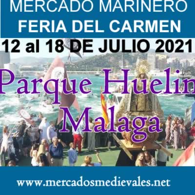 [JULIO 2021] Mercado marinero en Parque Huelin de Malaga