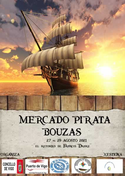 Mercado de tematica pirata "El Retorno de Francis Drake"