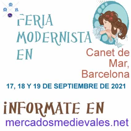 [Septiembre 2021] FERIA MODERNISTA CANET DE MAR en Canet de Mar, Barcelona