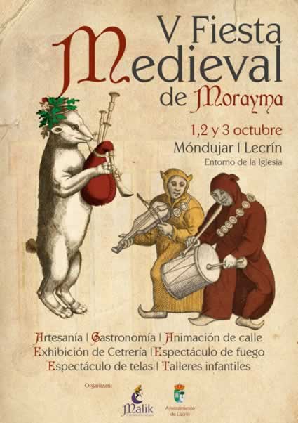 [01 al 03 de Octubre 2021] V Feria medieval de Moraima en Mondujar, Granada