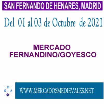 MERCADO FERNANDINO/GOYESCO en San fernando de Henares