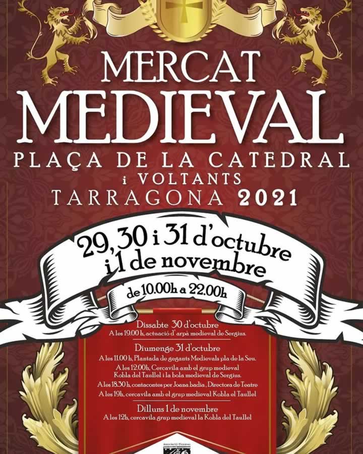 [29 de Octubre al 01 de Noviembre 2021] Mercado medieval en Tarragona