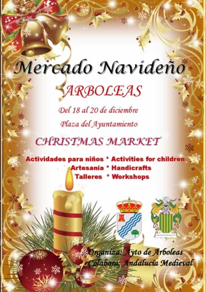 Mercado de navidad en Arboleas, Almeria