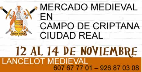 [12 al 14 de Noviembre 2021] Mercado medieval en Campo de Criptana, Ciudad Real