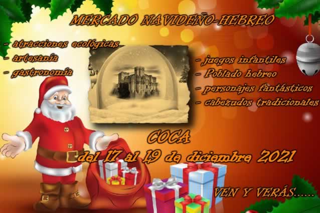 [17 al 19 de Diciembre 2021] Mercado hebreo – navideño en Coca, Segovia