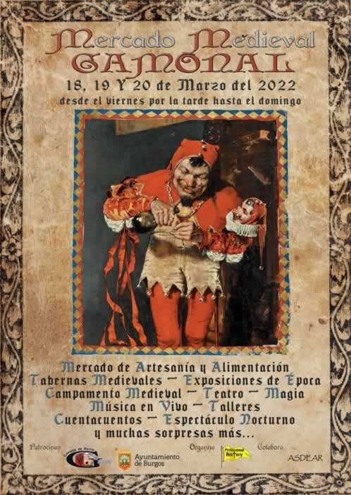 Mercado medieval en Barrio Gamonal,, Burgos - 18 al 20 de Marzo 2022