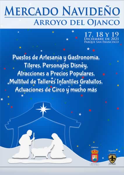 17 al 19 de Diciembre 2021 – Mercado navideño en Arroyo del Ojanco, Jaen