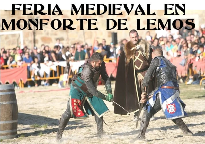 Feria medieval 2022 en Monforte de Lemos