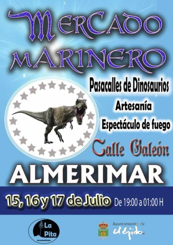 15 al 17 de Julio 2022 Mercado marinero en Almerimar, Almeria