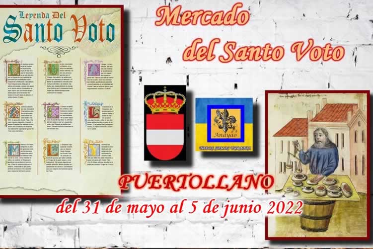 31 de Mayo al 05 de Junio 2022 Mercado del Santo Voto en Puertollano, Ciudad Real