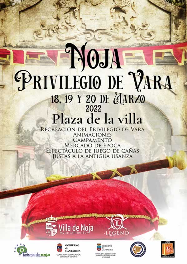 18 al 20 de Marzo 2022 Mercado renacentista El Privilegio de vara en Noja, Cantabria