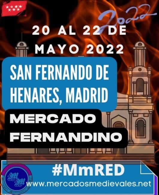 Mercado Fernandino en San Fernando de Henares, Madrid 20 al 22 de Mayo 2022
