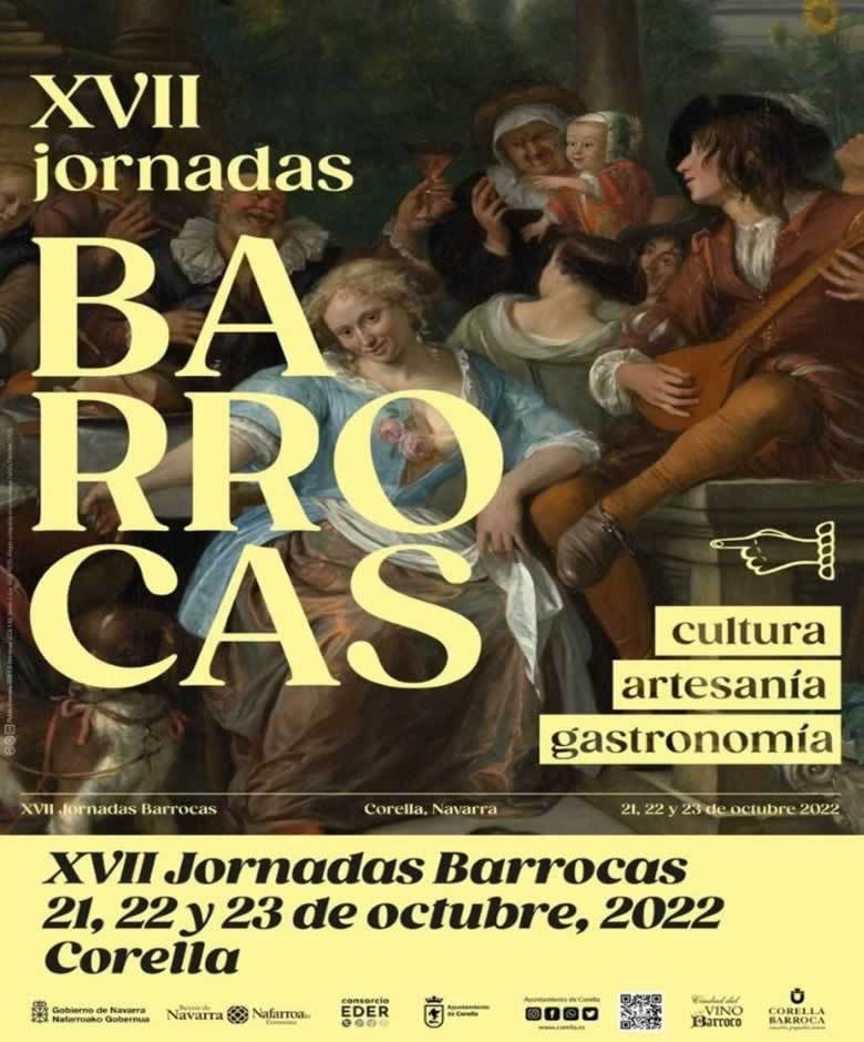 21 al 23 de Octubre 2022 XVI Mercado barroco en Corella, Navarra