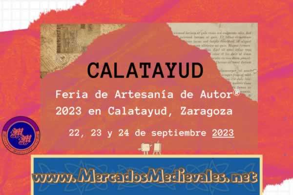 Mercados medievales en la RED / feria de artesania de autor en Calatayud 2023