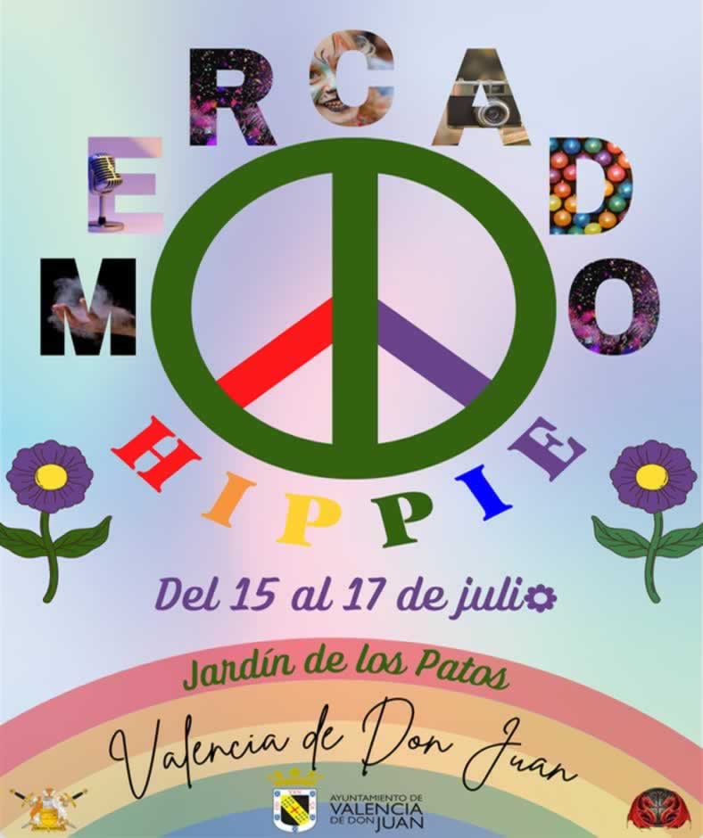 Mercado hippie en Valencia de Don Juan , Leon 15 al 17 de Julio 2022