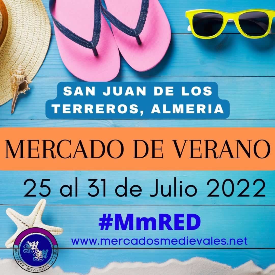 Mercado de verano en San Juan de los Terreros, Almeria del 25 al 31 de Julio 2022