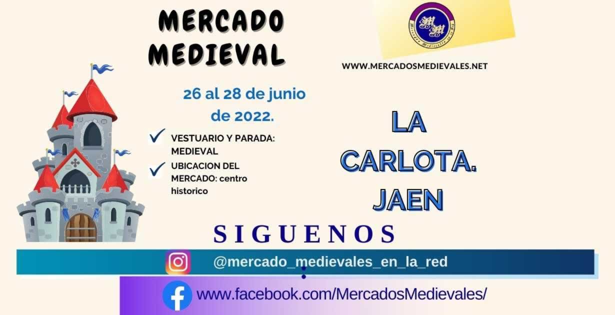 Mercado colono en La Carlota, Jaen del 24 al 26 de Junio 2022