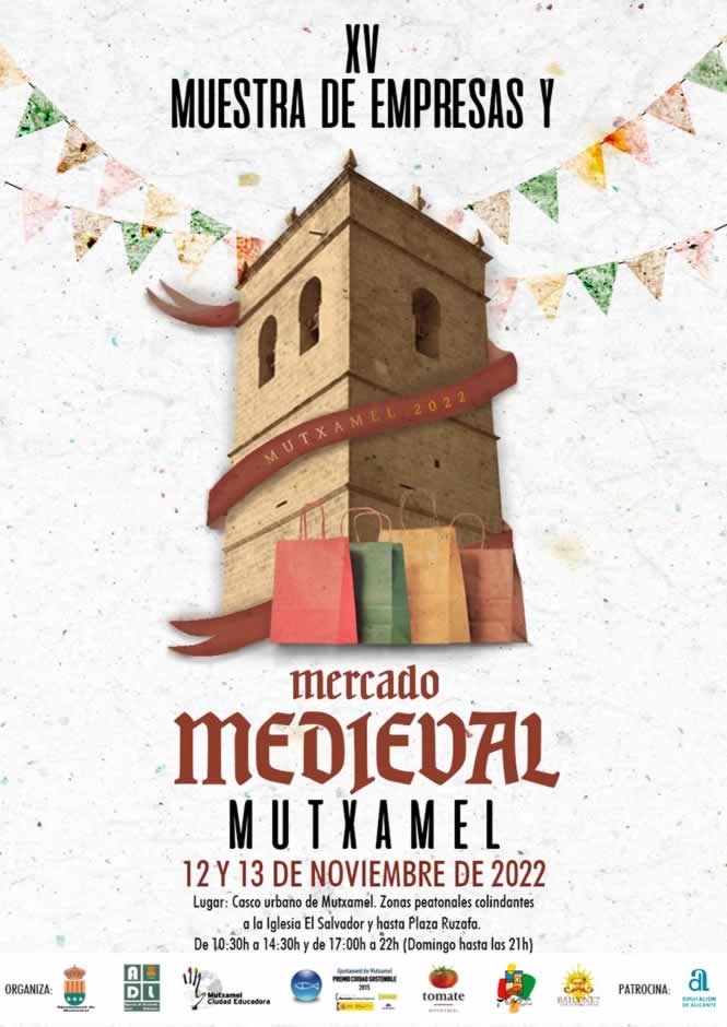 Mercado medieval en Mutxamel, Alicante 12 y 13 de Noviembre 2022