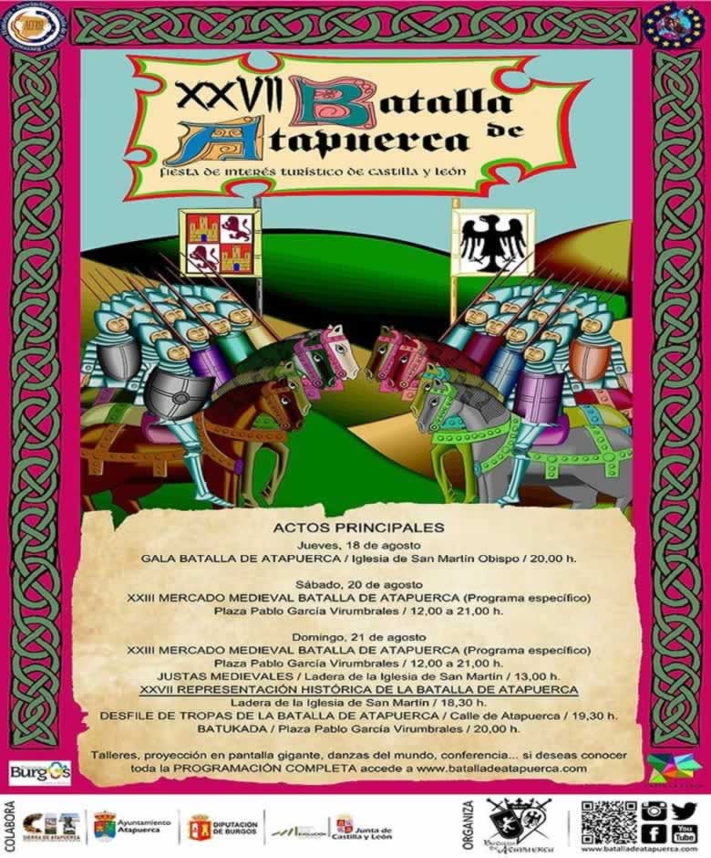 XXIII Mercado Medieval Batalla de Atapuerca 20 y 21 de Agosto 2022