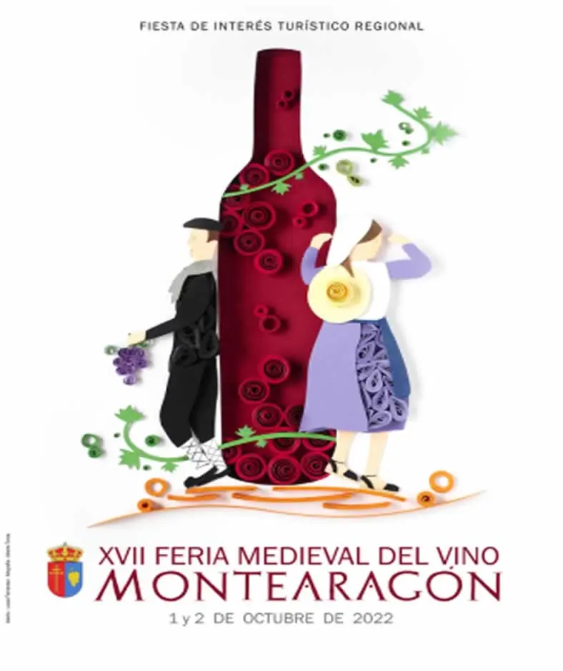 Feria medieval del vino en Montearagon, Toledo 01 y 02 de Octubre 2022