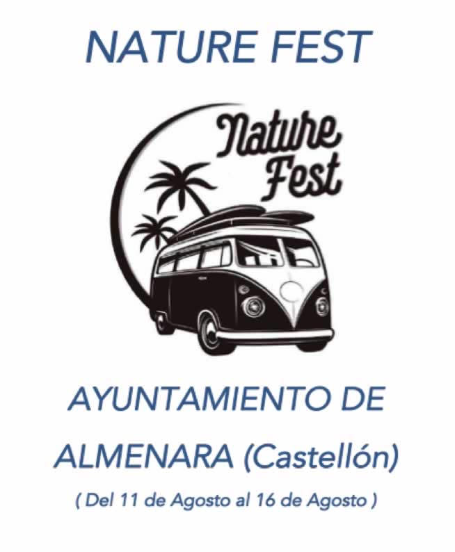 Market nature fest 2022 en Almenara, Castellon del 11 al 16 de Agosto 2022