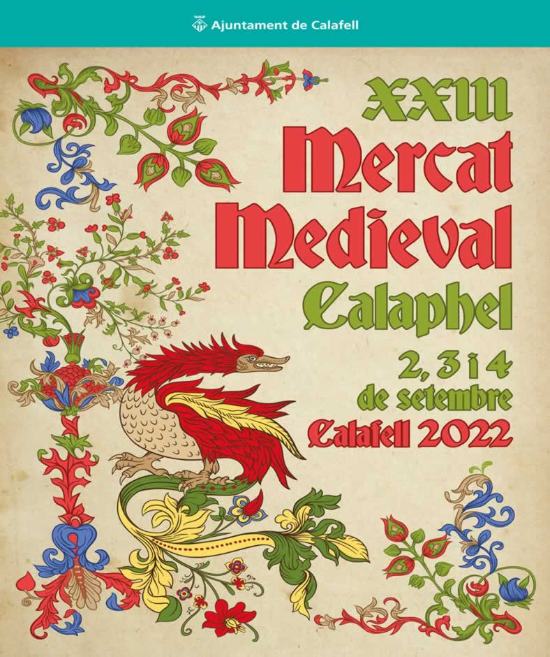 Feria medieval en Calafell, Tarragona del 02 al 04 de Septiembre 2022