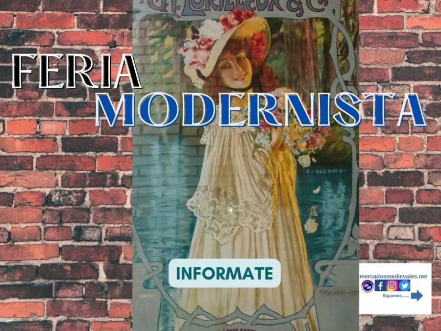 Mercado modernista en Canet de Mar ( Barcelona ) 16, 17 i 18 septiembre de 2022