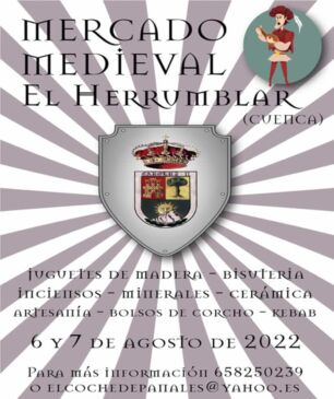 Mercado medieval em El Herrumblar , Cuenca 06 y 07 de Agosto 2022