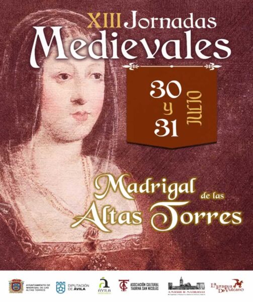 XIII mercado medieval en Madrigal de las Altas Torres, Avila 30 y 31 de Julio 2022