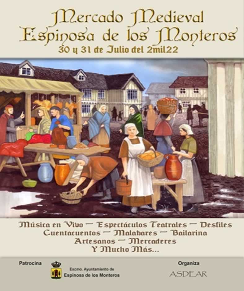 Mercado medieval en Espinosa de los Monteros, Burgos 30 y 31 de Julio 2022