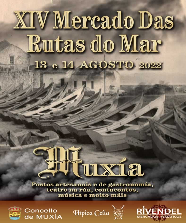 Mercado marinero en Muxia , La Coruña 13 y 14 de Agosto 2022