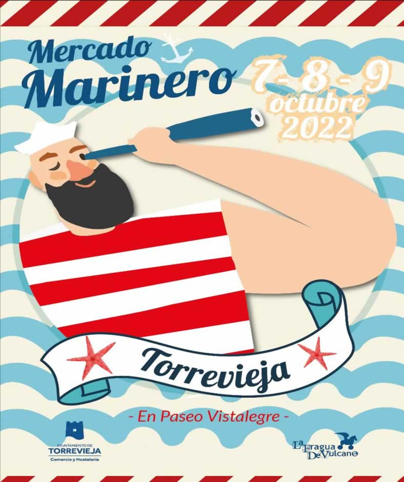 Mercado marinero en Torrevieja Alicante 07 al 09 de Octubre 2022