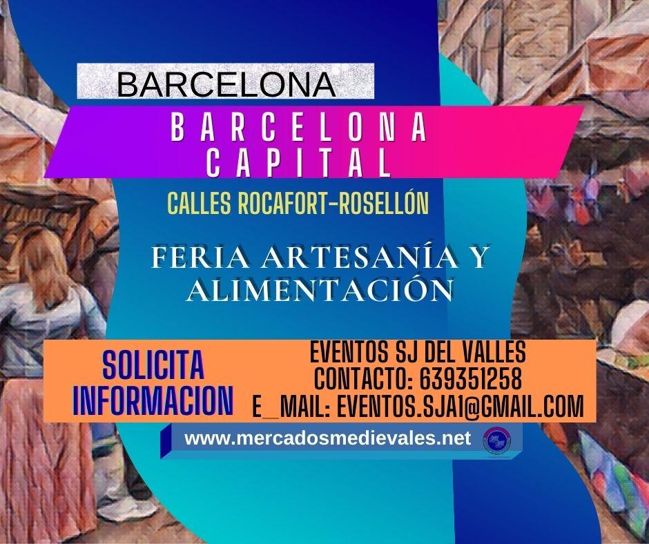 Feria artesanía y alimentación en Barcelona del 07 al 09 de Octubre 2022