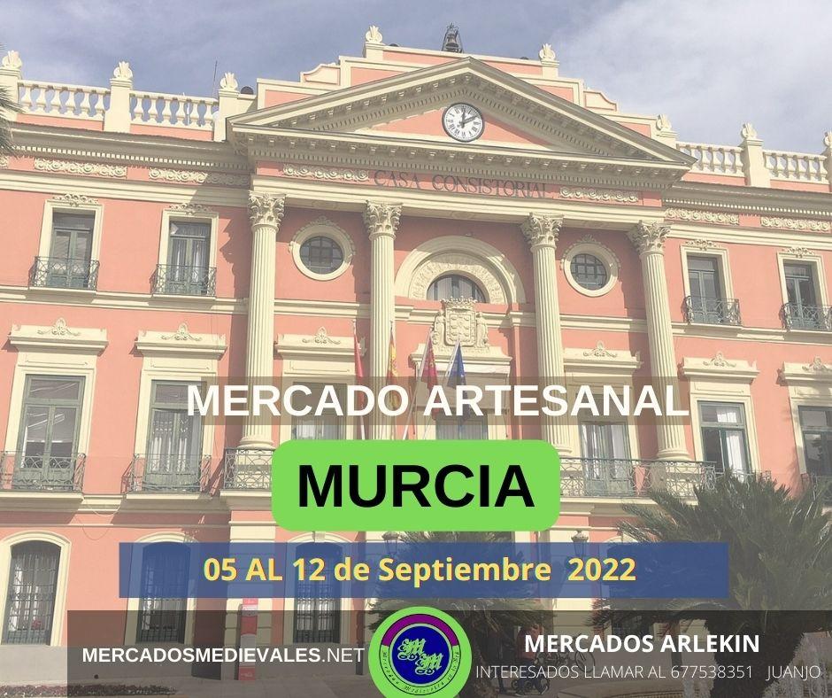 Mercado artesanal en Murcia del 05 al 12 de Septiembre 2022
