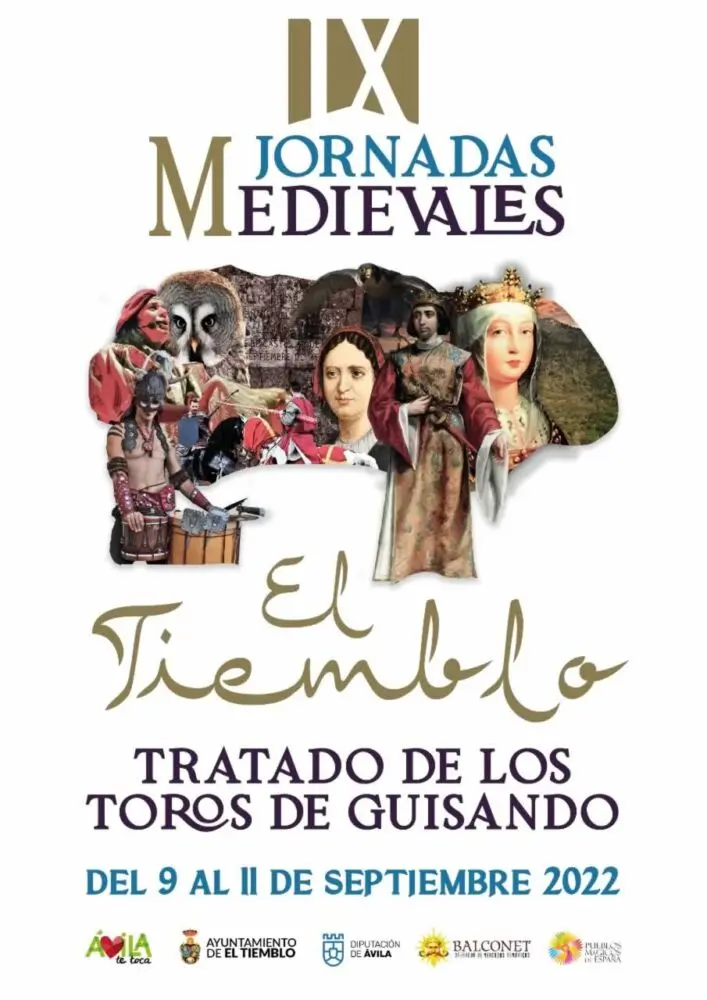  IX Jornadas medievales y tratado de los Toros de Guisando en El Tiemblo, Avila 09 al 11 de Septiembre 2022