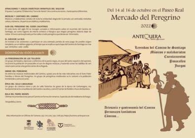 Mercado camino de Santiago en Antequera ; Malaga 14 al 16 de Octubre 2022