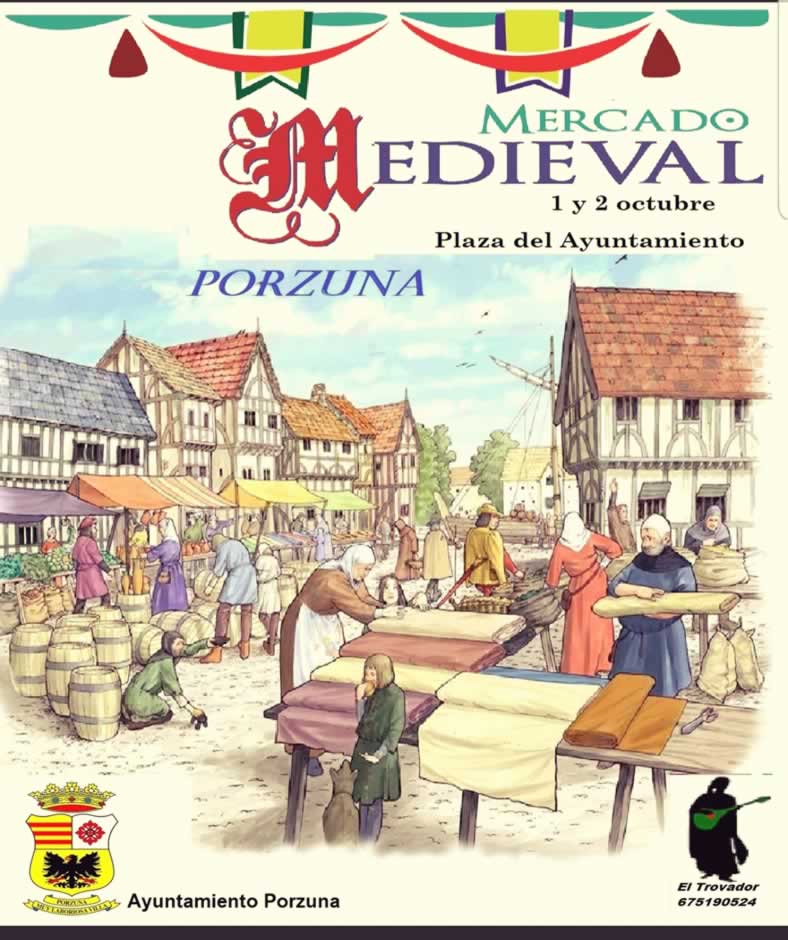 Mercado medieval en Porzuna, Ciudad Real