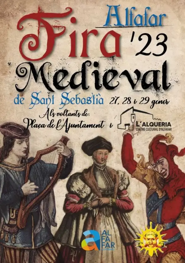 Mercat  Medieval  Fira de Sant  Sebastià  D’Alfafar 2023 - nota de prensa-