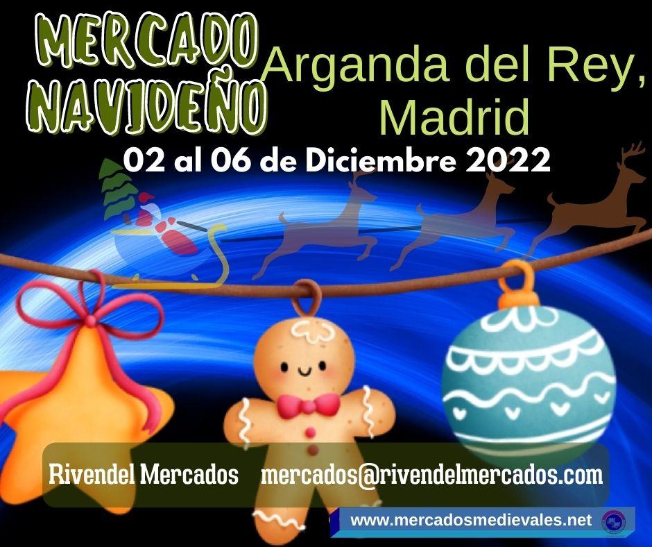 Mercado navideño en Arganda del Rey , Madrid