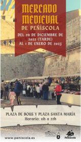 Mercado medieval en Peñiscola, Castellón del 29 de Diciembre 2022 al 01 de Enero 2023