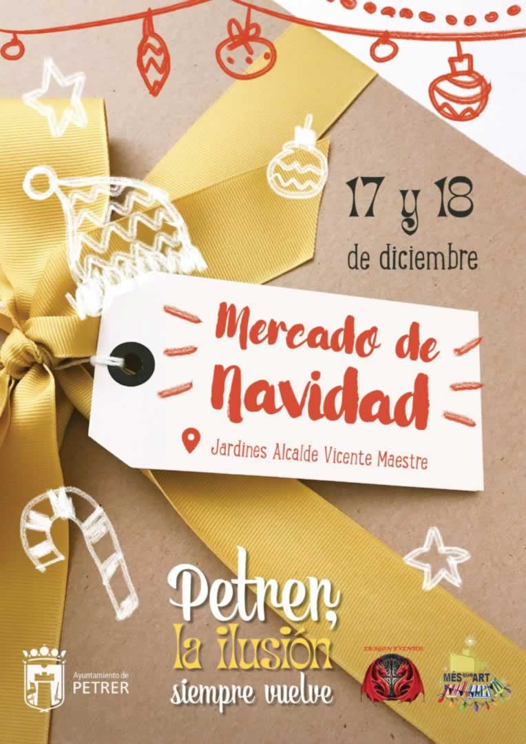 Mercado de navidad en Petrer , Alicante 17 y 18 de Diciembre 2022