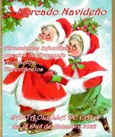 Mercado navideño en Santa Olalla de Cala , Huelva 17 y 18 de Diciembre 2022