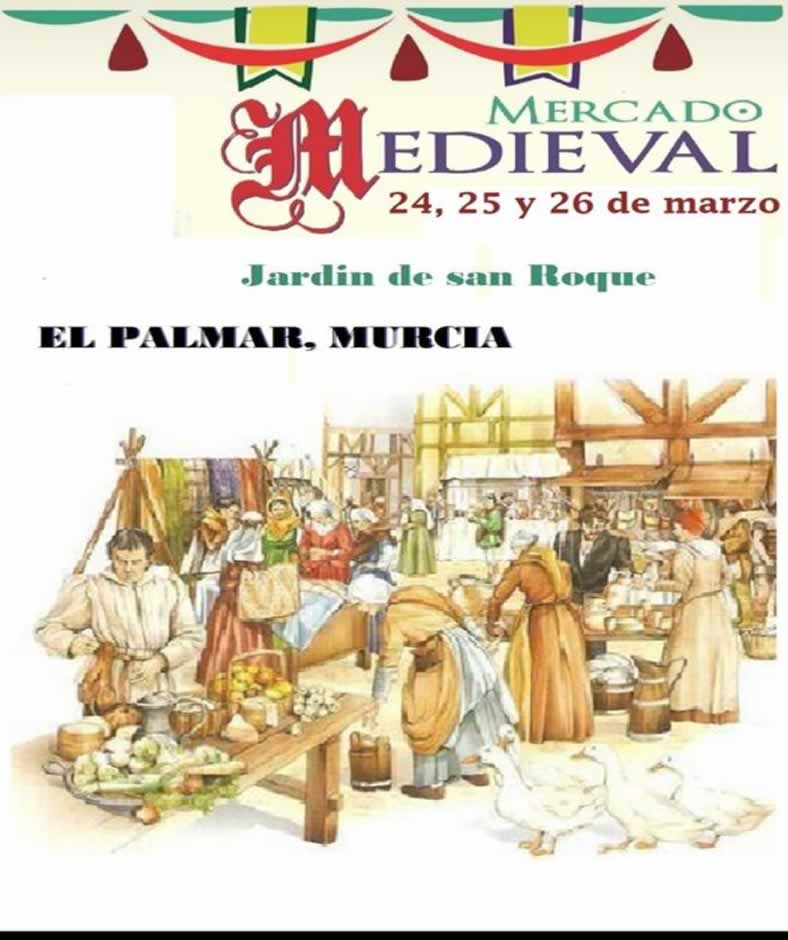Mercado medieval en El Palmar, Murcia