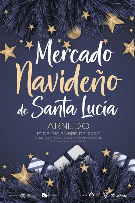 Mercado navideño en Arnedo , La Rioja 17 de Diciembre 2022