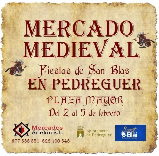 Mercado medieval en Pedreguer , Alicante
