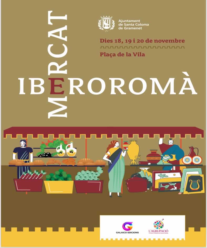 Mercat iberoromá en Santa Coloma de Gramanet, Barcelona 18, 19 y 20 de Noviembre 2022